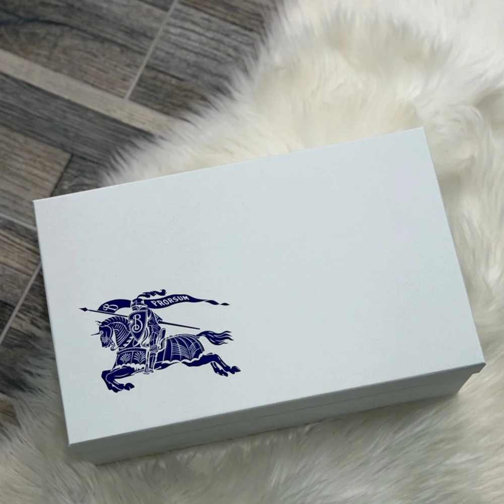 Burberry White Shoe or Storage Box